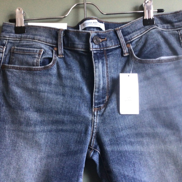 NWT Ladies Skinny Crop mid Blue jeans sz petite 30 with 25” inseam - Picture 3 of 12